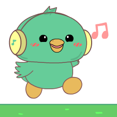 Little Green Bird : Pop-up stickers