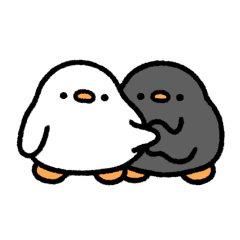 pair cuteduck move sticker