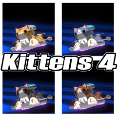 Kittens 4's Daily Life Greetings