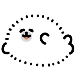 Moving Seal Sticker(Fluffy)