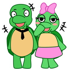 LingLong couple turtle(Animated)