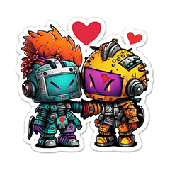 80's Chibi Botz, Love collection.