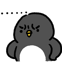 Angry penguin's daily life
