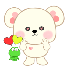 Lovely cute bear Momo2(Animated)