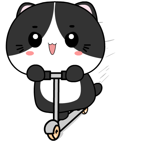 Baby Tuxedo Cat : Pop-up stickers