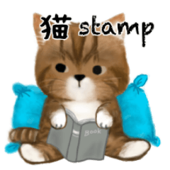 Fuwakawa cat.stamp