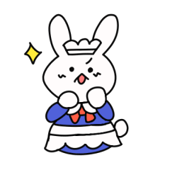 Cocrea Sticker Maid Rabbit