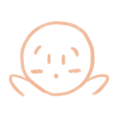 Cute face (chalk )