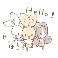 草系兔(8)＊可愛的動物日常(中文&日文)