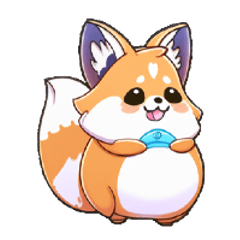 Fluffy Cute fox 1