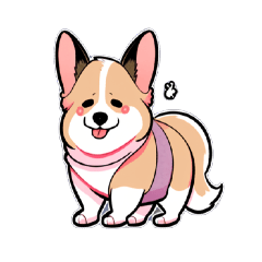 Fluffy Cute Corgi 1