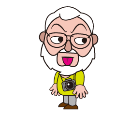 Grandpa with white beard part4