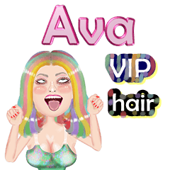 Ava - VIP hair - Big Sticker