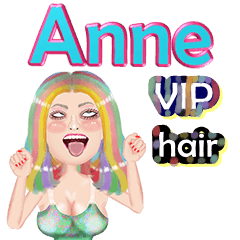 Anne - VIP hair - Big sticker