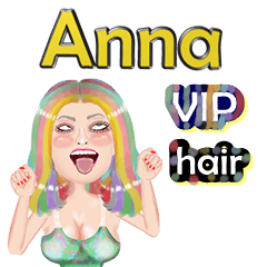 Anna - VIP hair - Big Sticker