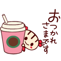 Minimini chan(greetings  stickers)