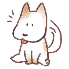Kotaro's  dog sticker