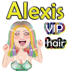 Alexis - VIP hair - Big sticker