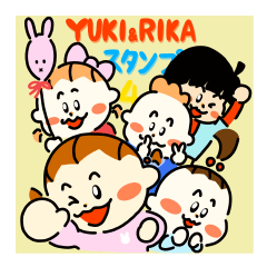 Yuki & Rika Sticker4