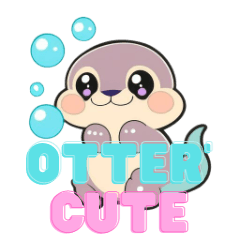 Otter Cute Family