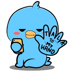 Blue Bird : Animated Stickers