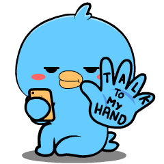 Blue Bird : Animated Stickers