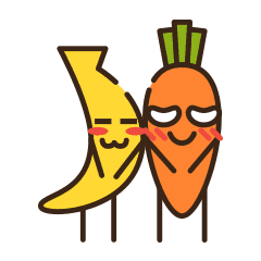 Carrot Head and Banana