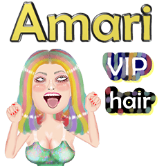 Amari - VIP hair - Big sticker