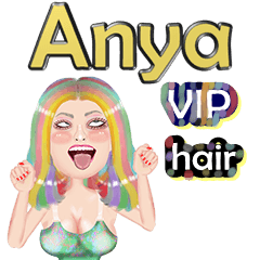 Anya - VIP hair - Big sticker