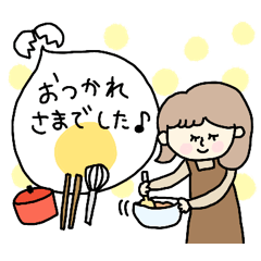 料理教室の先生専用スタンプ☆pocaママ