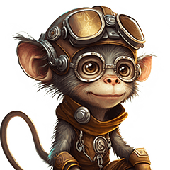 steampunk monkey