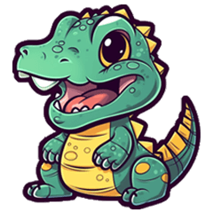 Crocodile Sticker_1