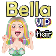 Bella - VIP hair - Big sticker