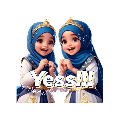 Twins Hijabi Little Princess