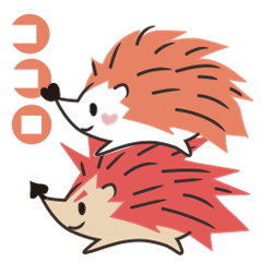 healthy Hedgehog Coco and Coro