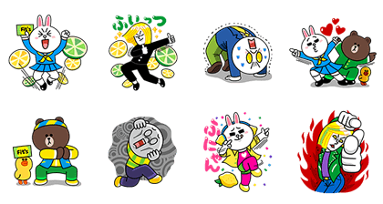 Fit's & LINE Collaboration Sticker