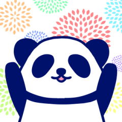 Panda eat bamboo