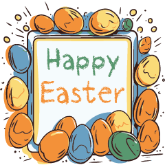 Happy Easter: Joyful festival