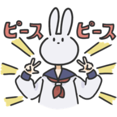 Re: Rabit face Japanese JK Sticker