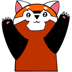 finger puppet red panda
