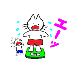 Daily life stickers of Akapan