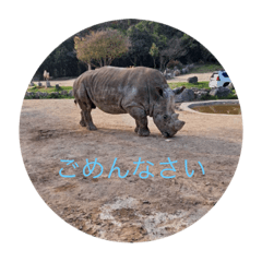 可愛い動物スタンプeeeee