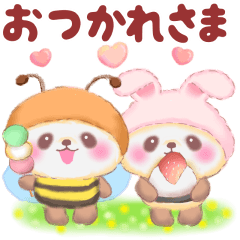 rabbit Panda & bee Panda