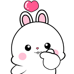 Lovely Rabbit : Pop-up stickers