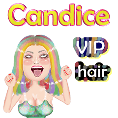 Candice - VIP hair - Big sticker