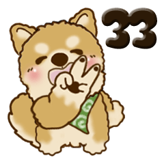 柴犬 ちゃちゃ丸 33『LOVE』