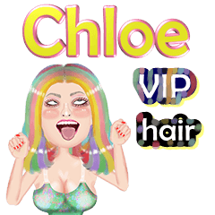 Chloe - VIP hair - Big sticker