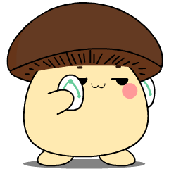 Fat Mushroom : Pop-up stickers