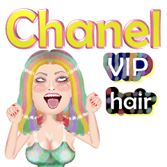 Chanel - VIP hair - Big sticker