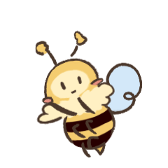 Cute bee buzz